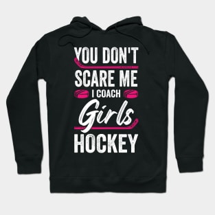 Funny Girls Ice Hockey Coach Gift Hoodie